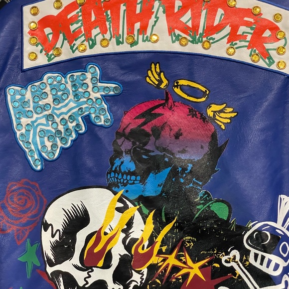 Rebel Jacket Rare / Vintage Fuel Your Passion Size M R3bel - Picture 6 of 11